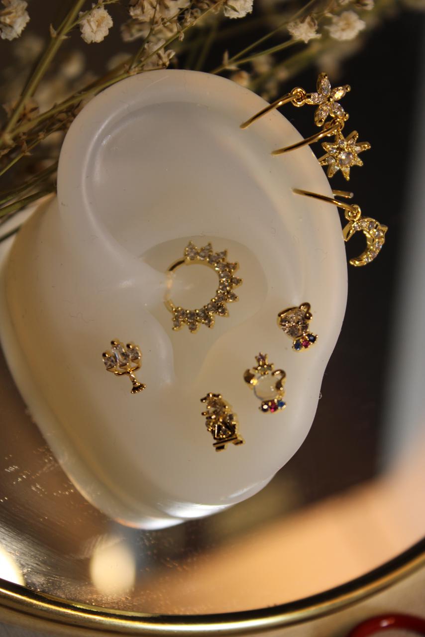 Piercing Argolla Flor