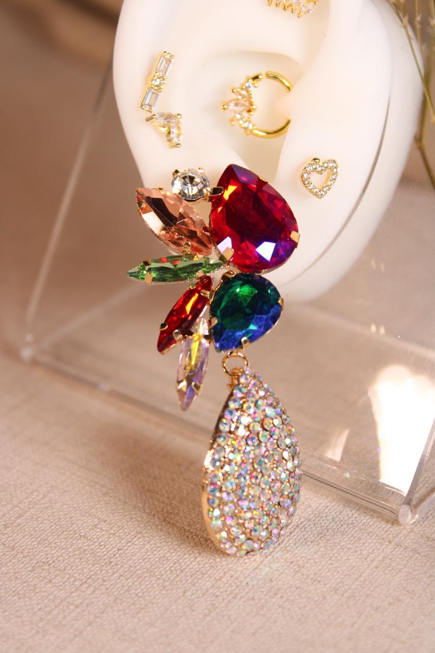 Par de Aretes Floral