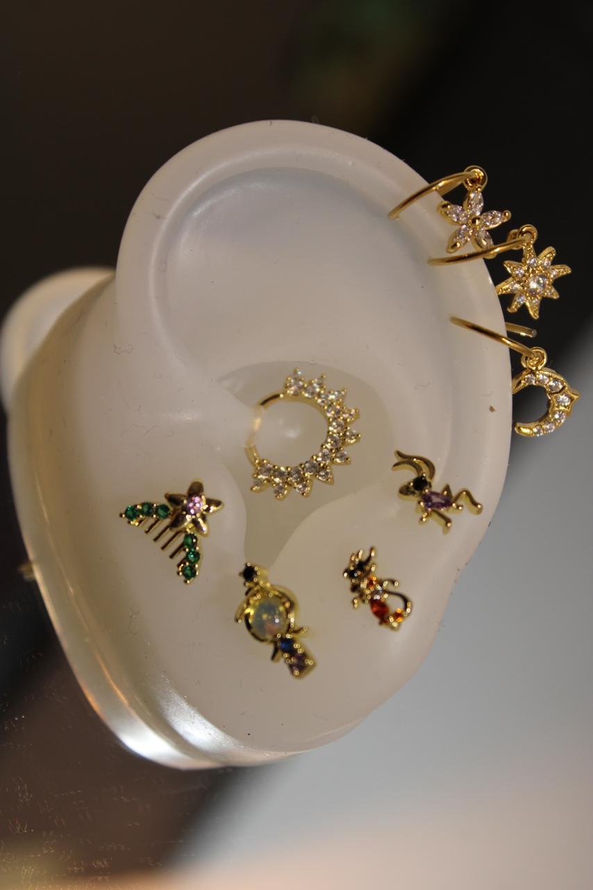 Set de 4 Aretes Disney Mulan